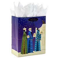 Hallmark VIDA Medium Christmas Gift Bag with Tissue Paper (Three Kings)