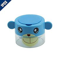 KOOBOOK 1Pcs Lovely Pill Separators Pill Tablet Grinder Medicine Cutter Crusher Storage Compartment Box Easy to Carry Blue