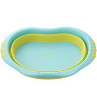Creation Core Collapsible&Portable Baby Kids Space-Saving Wash Basin Tub for Travel(Blue)