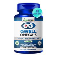 Omega 3 Better Than Fish Oil Supplements - Vegan Omega 3 Fish Oil - Omega 3 Fatty Acids Vegan DHA, DPA, EPA - Plant Based Omega 3 - Heart, Brain, Joint, Prenatal, Immune System Support, No Carrageenan