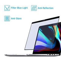 PERFECTSIGHT Screen Protector for MacBook Pro 16 Inch 2019, Anti Glare Blue Light Filter Tempered Glass