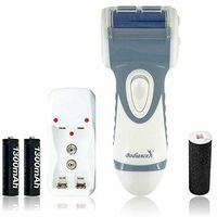 Dual-Power Electric Callus Remover - Rechargeable OR Battery Operated Electronic Pedicure Foot File