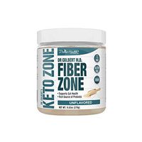 Keto Zone Fiber Powder | Unflavored | Psyllium Husk Powder | Inulin Powder | 270 Grams & 30 Day Supply | Recommended in Dr. Colbert's Keto Zone Diet