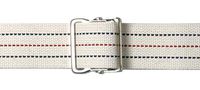 AliMed Gait Belt - Transfer Belt, Metal Buckle, 54", Pinstripe, 20/cs