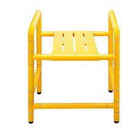 Bath Stool Accessible Commode Chair Armchair Dual Purpose Sitting Stool Portable Bath Stool Toilet Chair with Antibacterial Nylon Outer Tube for The Elderly Disabled