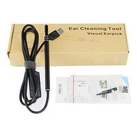 Grandey Pro 2-in-1 USB Ear Cleaning Tool Ear Cleaning Endoscope HD Visual Ear Spoon Multifunctional Earpick with Mini Camera Pen Camera
