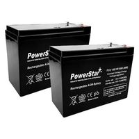 12V 10AH Battery for Currie eZip Trailz Electric Bike - 2 Pack