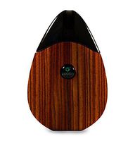 Wood Decal Vinyl Wrap Skin for Suorin Drop Vape (Skin Only)- Bright Red Ebony Woodgrain