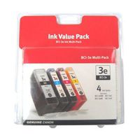 BCI-3e Black and Color MultiPack "Canon BCI-3e Black and Color MultiPack  Compatible to iP5000, iP4000R, IP4000, iP3000, i860, MP780, MP760"