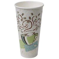 DIxie PerfecTouch 24 oz To Go Disposable Insulated Hot Drinking Cups & Lids Set, 80 Count