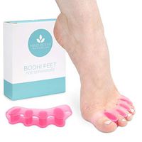 Mind Bodhi Toe Separators to Correct Bunions and Restore Toes to Their Original Shape (Bunion Corrector Toe Spacers Toe Straightener Toe Stretcher Big Toe Correctors) Universal Size (Pink)