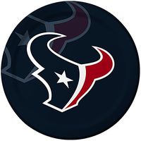 Creative Converting 8 Count Houston Texans Paper Dinner Plates