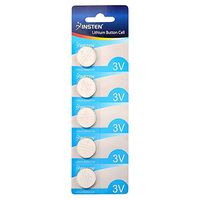 Insten CR 2032 CR2032 3V Lithium Button Cell Coin Battery (Pack of 5-Piece)