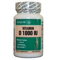 Vitamin D3 1000 IU, 100 Tablets