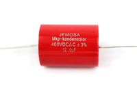 JEMOSA MKP Kondensotor 400VDC 12uf ±3% Audio Capacitor Amplifier HiFi Frequency Divider Capacitance 2PCS/Lot