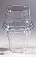 Comet Tall Pet Lid For 5-12 Dessert Cups ( Lhcdpet) 1000/Case