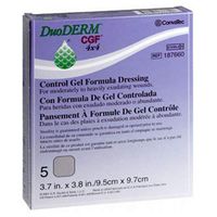 DuoDERM Control Gel Formula Dressings 4 X 4 Inches - 5 each, Pack of 2