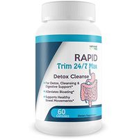 Rapid Trim 24/7 Max Detox Cleanse - Powerful Stomach, Intestine, and Colon Cleanse - Continued Supplementation Will give a Body Cleanse, Liver Cleanse, and Kidney Cleanse - Detox Cleanse Weight Loss