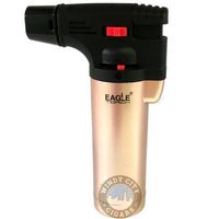 Eagle Iseries Jet Flame Butane Torch Lighter Refillable Windproof (Copper) & Free Lighter