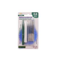 Elva Apotek Interdental Brush 12 Count Green 0. 8mm