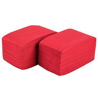 Perfectware 2 Ply Dinner Napkin Red- 100 2-Ply Red Dinner Napkins, 3" Height, 4" Width, 8" Length (Pack of 100)