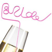 Bride Straw for Bachelorette Party Sipping Drinking for Bridal Shower Decoration Supplies