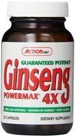 Action Labs Ginseng Power Max 4 X, 50-Count