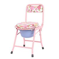 Zhong Elderly Toilet Chair Toilet Pregnant Women Light Disabled Toilet Seat Toilet Seat Toilet Chair - Pink