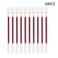 50Pcs Disposable Disinfection Alcoho Cotton Stick Iodine Swab Clean Wounds Tools Kit Household