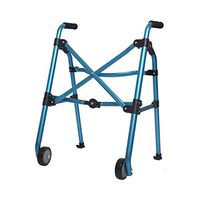 Walkers Walking Frame Walking Frames Walking Aid Walking Aids Pulley Portable Folding Elderly Anti-Skid Disabled Adjustable Aluminum (Color : Blue, Size : 554973~91cm)