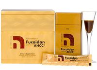 NatureMedic Fucoidan AHCC Brown Seaweed Immunity Supplement with Organic Mekabu Mozuku Agaricus 50 Liquid Packets/Box Made in Japan [New Package] (1Pack)