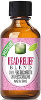 Head Relief Essential Oil Blend - 100% Pure Therapeutic Grade Head Relief Blend Oil - 60ml