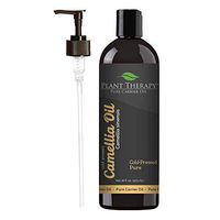 Plant Therapy Camellia Seed Carrier Oil + PUMP 16 oz A Base Oil for Aromatherapy, Essential Oil or Massage use