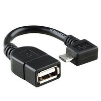 Sanoxy Micro USB Right Angle OTG (On-The-Go) to USB 2.0 Adapter