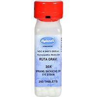 Hylands Ruta Gravis 30x - for Sprains, Backache or Eye Strain - 250 Tablets (Pack of 2)