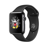 Apple Watch Series 3, 42MM, GPS + Cellular, Space Black Stainless Steel Case, Black Sport Band (Renewed)
