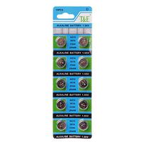 10PCS Alkaline Battery AG13 1.5V LR44 386 Button Coin Cell Watch Toys Batteries Control Remote SR43 186 SR1142 LR1142