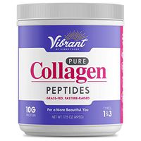 Vibrant Collagens, Collagen Peptides Powder, Unflavored, Grass Fed, Pasture Raised… (495 g)