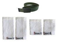 InsectGuard Permethrin Treated Tick & Mosquitoes Insect Repellent Complete Package 3 (Gree/White) One Size Fits All Up to Adult Medium