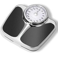 YUN HAI High Precision Large Dial Bathroom Scale Support 330 Ibs, Non-Slip Mechanical Weight Scale with Steel Platform, Easy to Read Measurements
