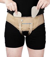 Healthnode(TM) Inguinal Hernia Support Belt/Hernia Belt Support Truss with Special Foam Pads - Superior Comfort and Adjustable Pressure by HealthNode (Large) Beige Color