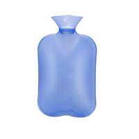 OBRlygeuaw Explosion Proof Tasteless Hot Water Bottle,High Density PVC Water Injection for Pain Relief hot Compress and Heat Therapy(2 liters)-Blue 32x19cm(13x7inch)