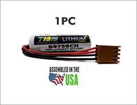 B9758CH; 3.6 Volts, 2700mah Allen Bradley,GE FANUC D500-AB10 PLC Battery