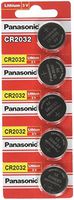 (4pcs PLUS ONE FREE BATTERY) PANASONIC Cr2032 3v Lithium Coin Cell Battery for Misfit Shine Sh0az Personal Physical Activity Monitor by A World of Deals