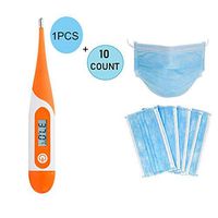 Overvl Package Includes 1PCS Soft Head Thermometer + 10PCS Cotton M S K.(Really Practical Set for Daily)