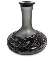 Sahara Smoke Medium Dragon Vase - Smoke