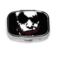 BAGR Joker Portable Pill Organizer, Travel Pill Box Daily Pill Case to Hold Supplements & Medication