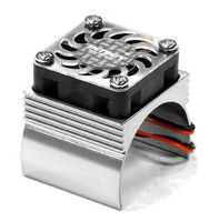 Integy RC Model Hop-ups C23140SILVER Super Brushless Motor Heatsink+Cooling Fan 540 Size BL
