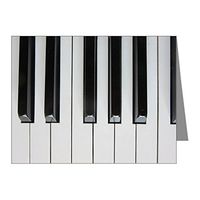 Note Cards (20 Pack) Piano Keys: Up Close and Musical