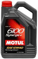 Motul 6100 Synergie+ 10W40 Oil - VW & Mercedes , 5L (1.3 gal.)